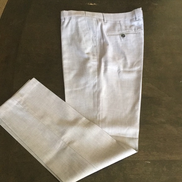 YFFUSHI Mens Light Grey M One-Button 3 Piece Suit - Picture 3 of 8